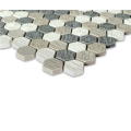 3D Effect Hexagon Mosaic for Bathroom Wall Decoration